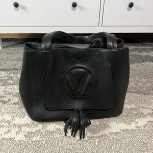 Valentino Black Leather Tote bag